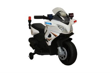 Elektro-Kindermotorrad Elektromotorrad POLIZEI mit Stützrädern + Licht und Ton