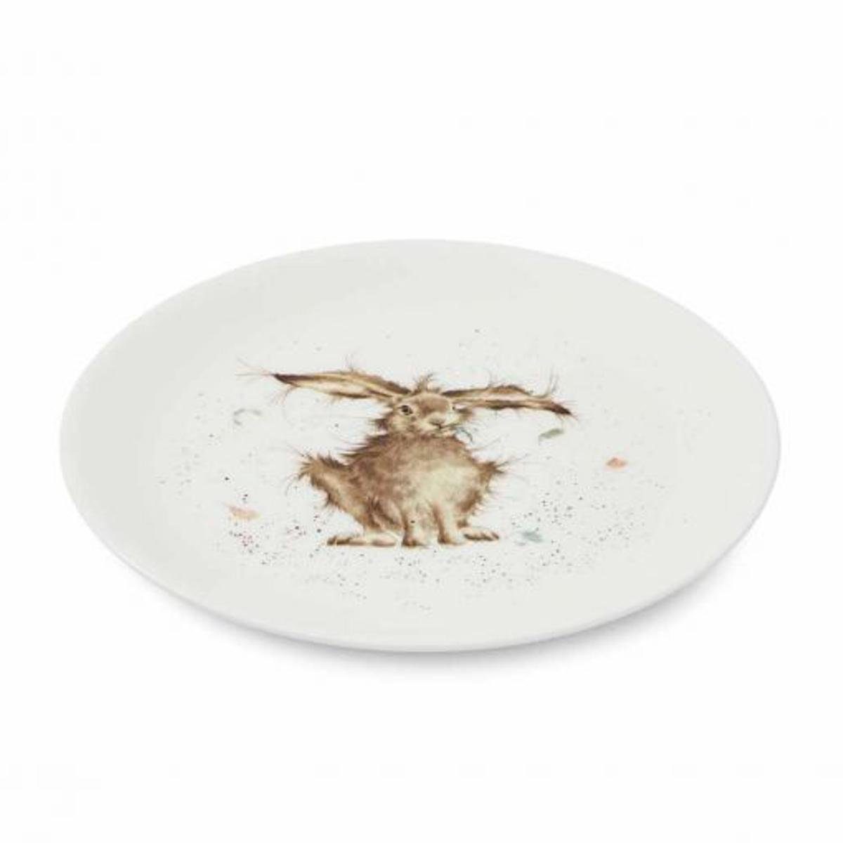 Wrendale Teller Wrendale Designs Porzellan-Kuchenteller Hase Morgenmuffel