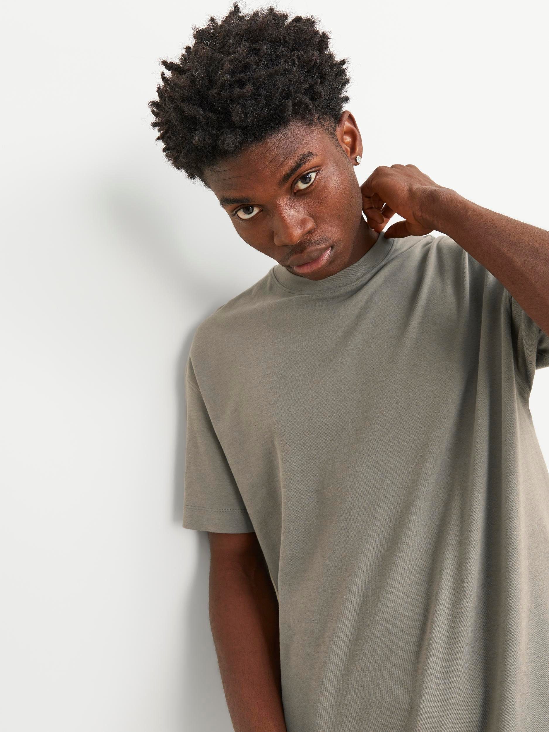 Jack & Jones Herren Rundhals T-Shirt JJEURBAN EDGE TEE SS O-NECK - Relaxed günstig online kaufen
