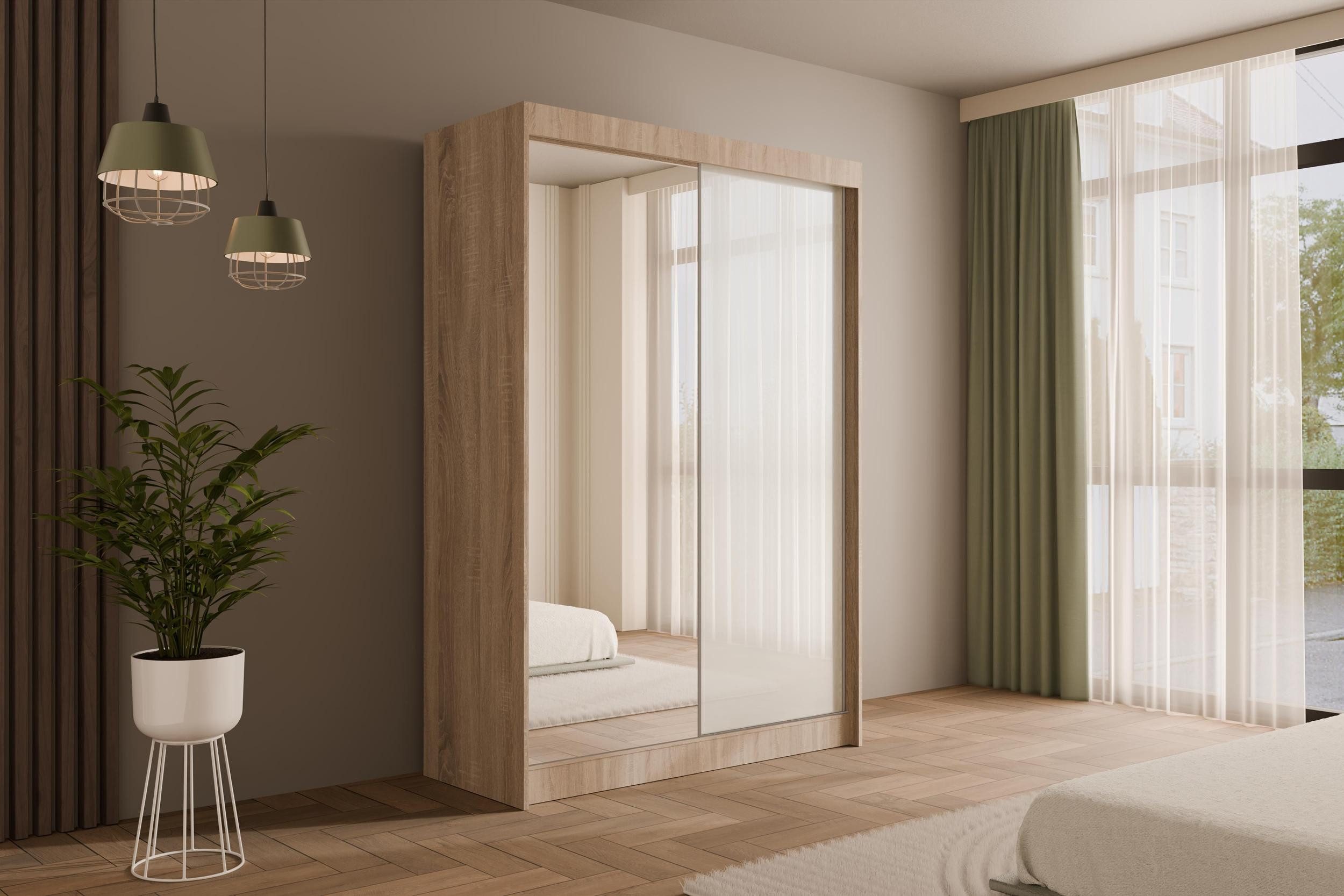 ALTDECOR Schiebetürenschrank VESLI (Kleiderschrank Garderobenschrank mit günstig online kaufen