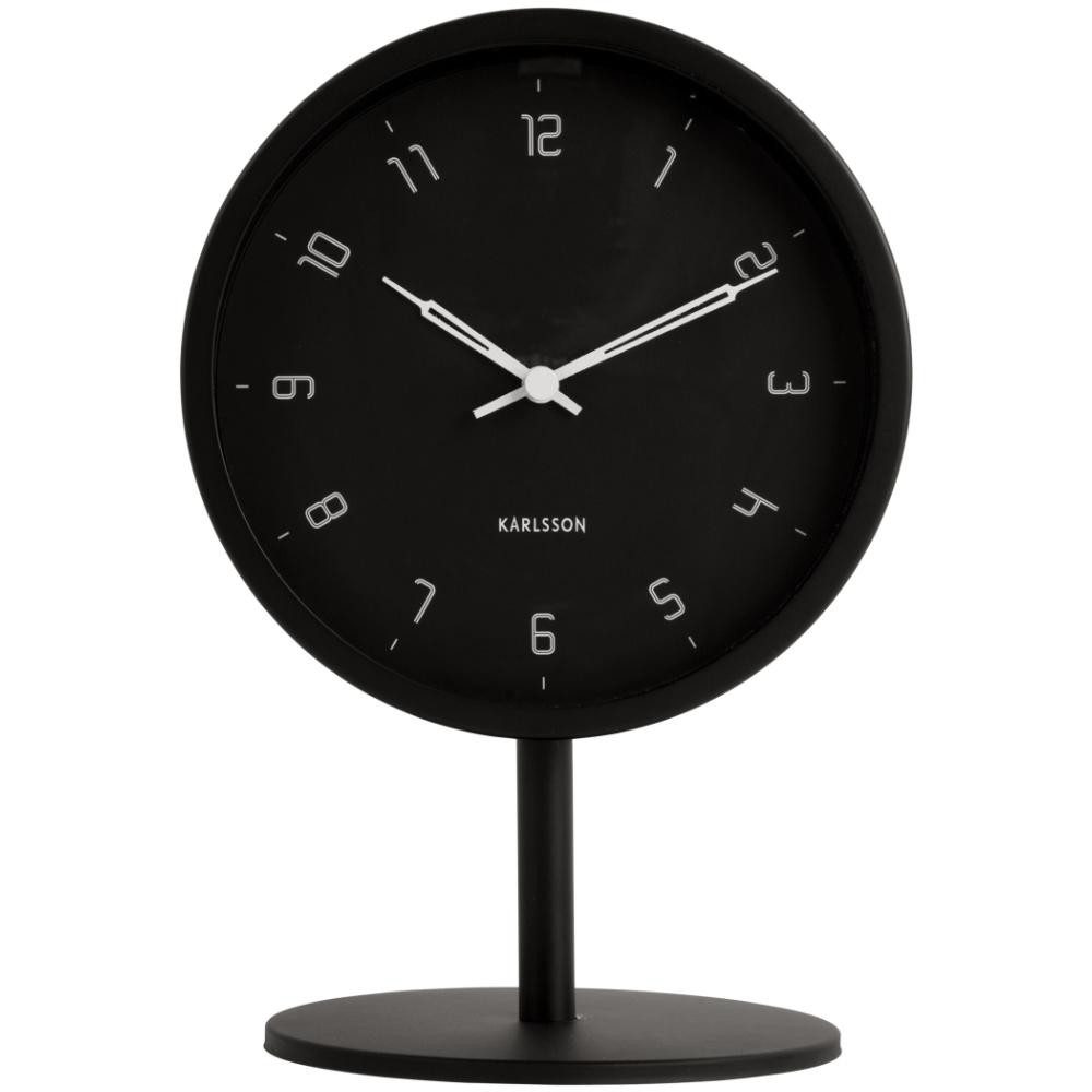 Karlsson Uhr Tischuhr Stark Iron Matt Black günstig online kaufen