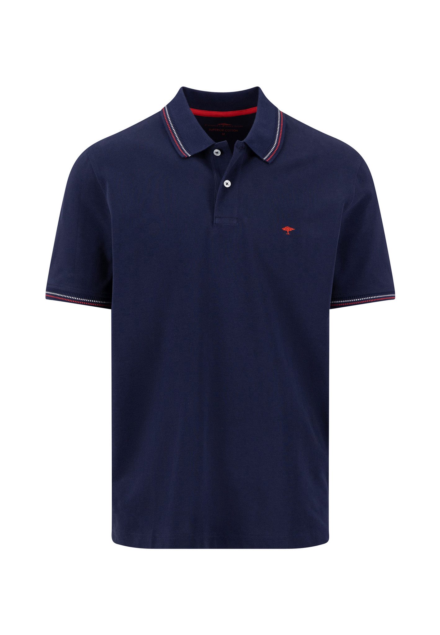 FYNCH-HATTON FYNCH-HATTON Poloshirt Regular fit, 2-Knopf-Form, mit Logo Stickerei