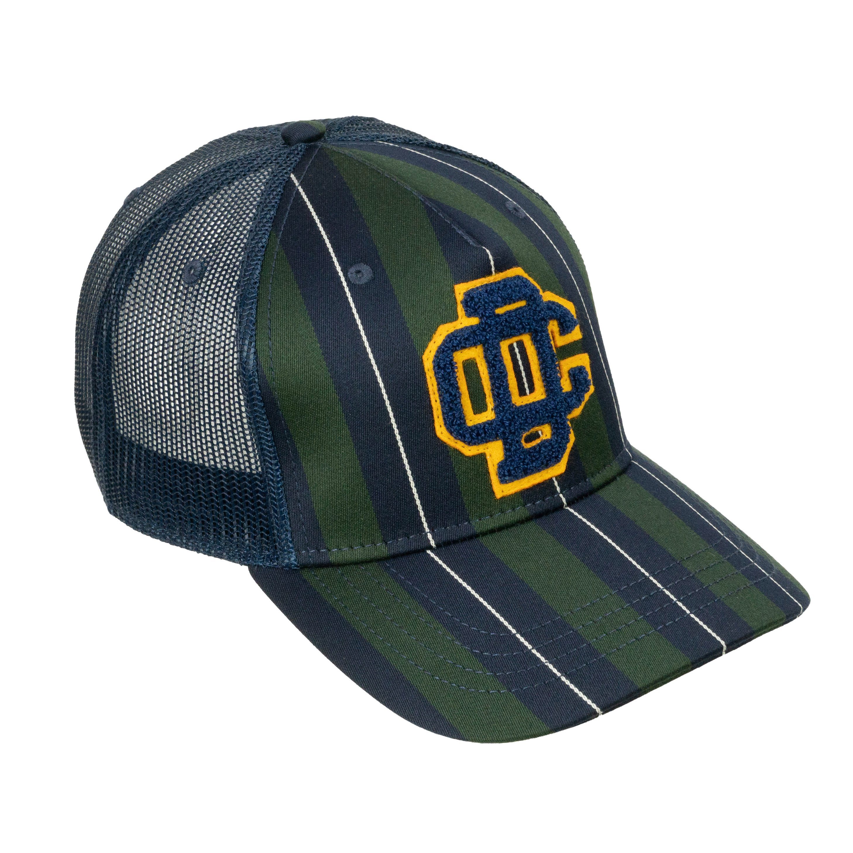 V2 Baseball Cap Dsquared2 blau-grün Gestreift, Blau-Grün