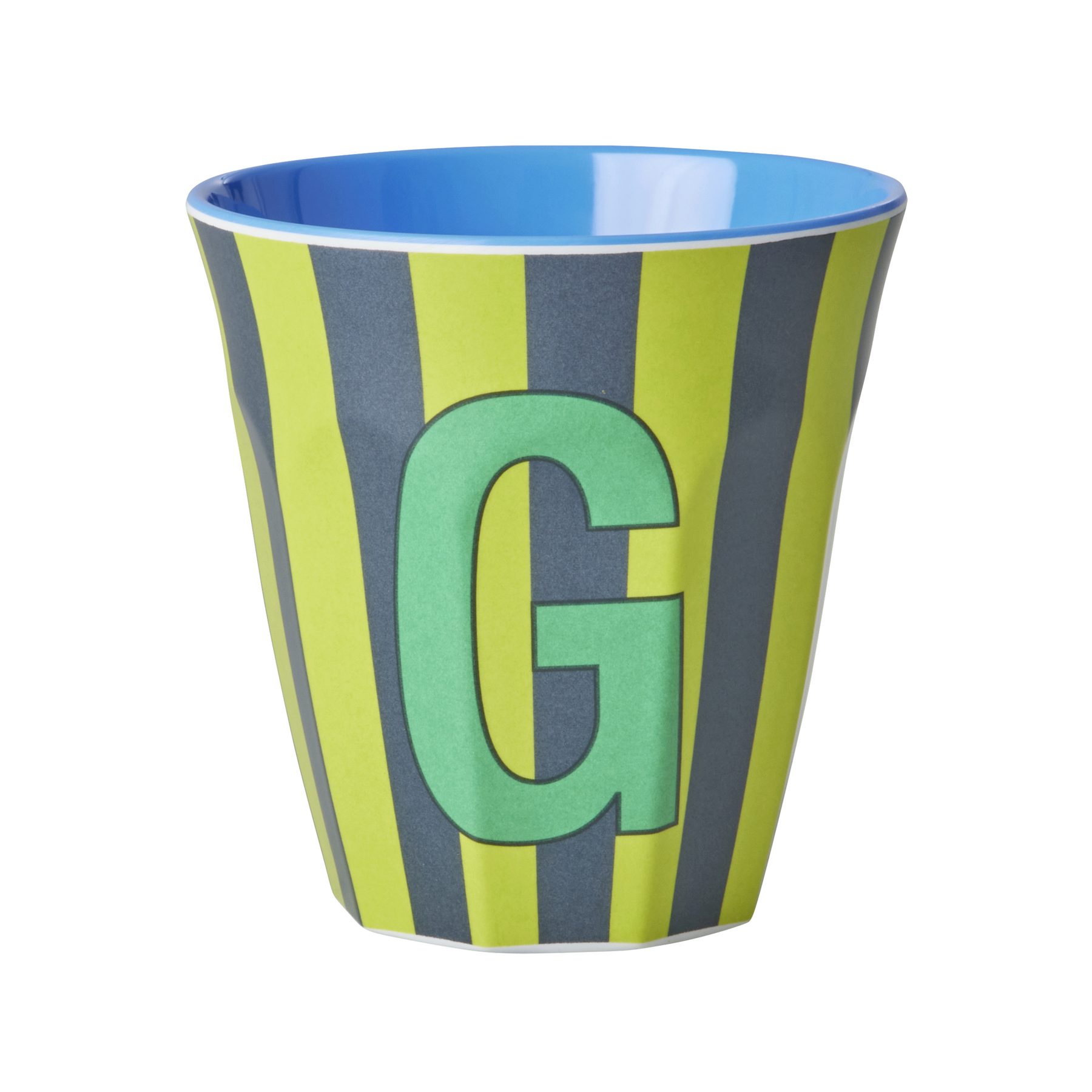 rice Becher Melamin Becher mit Buchstaben - Jungen, 1-tlg., Melamin, Buchstaben Becher
