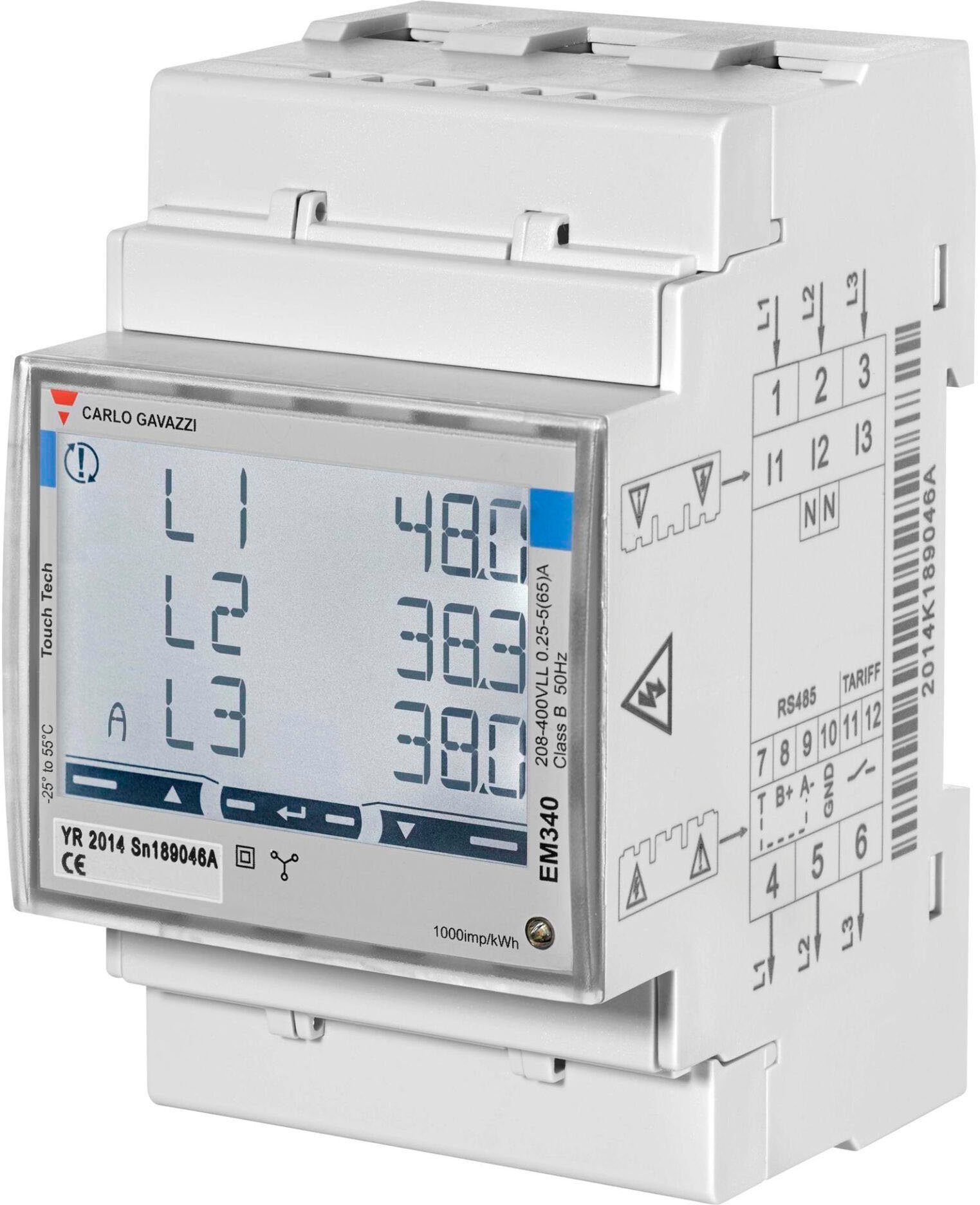 Wallbox Drehstromzähler Power Meter, 3-phasig, bis ECO 65A, Smart