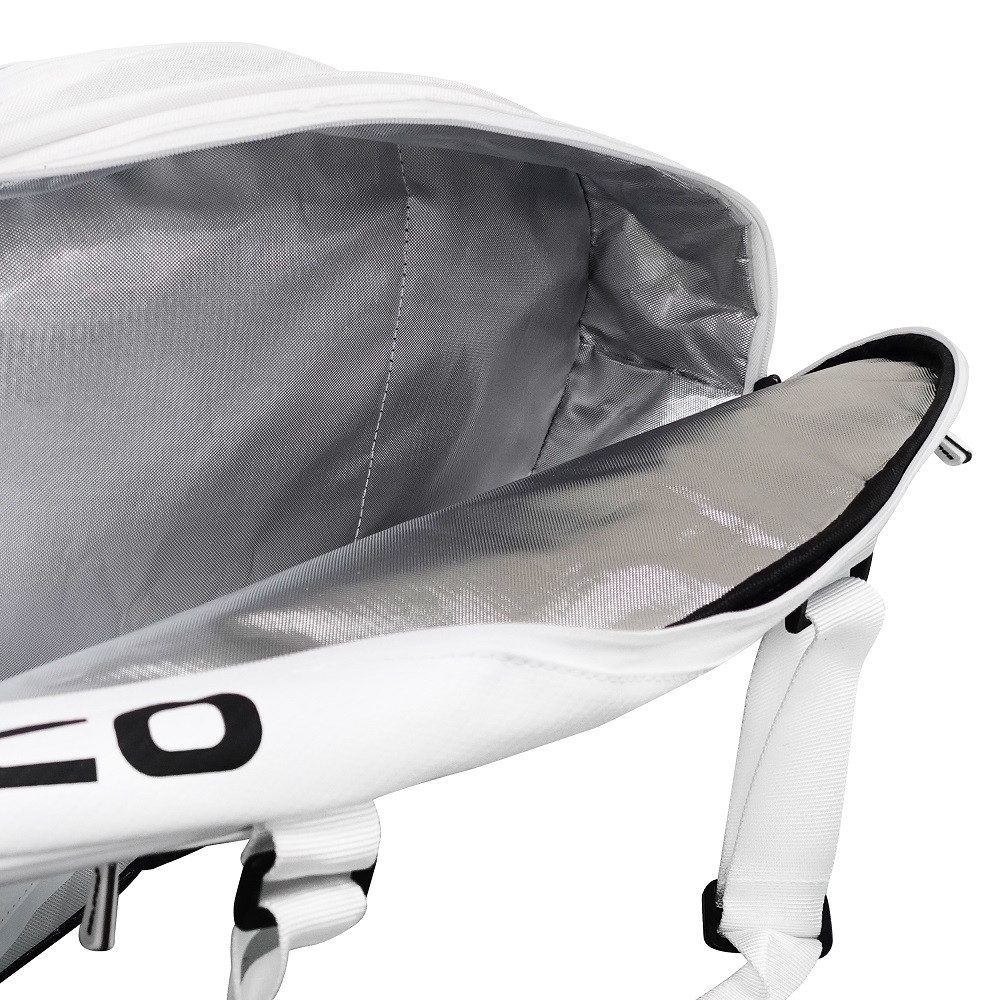 Solinco Sporttasche Tennis-Racketbag Tour Team Whiteout (Schlägertasche, 3 Hauptfächer)