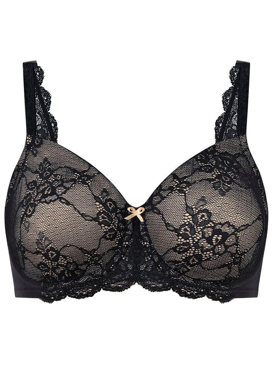 Triumph Minimizer-BH Contouring Sensation W01 verkleinert die Brust optisch um eine Cup-Größe, florale Spitze – Bild 2 von 5