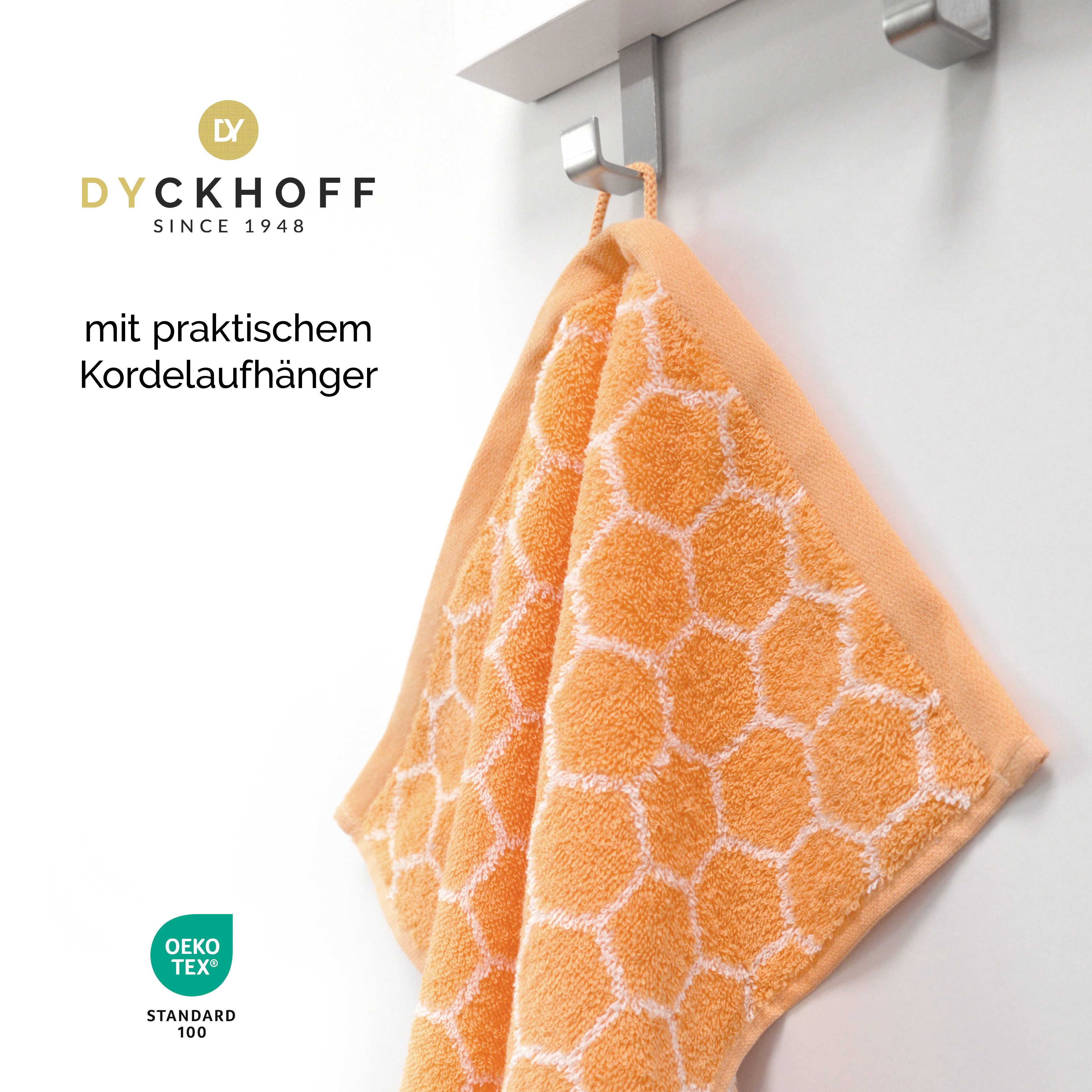 Dyckhoff Handtücher Pure Natural Honey, Frottier (1-St), BIO Baumwolle, GOTS