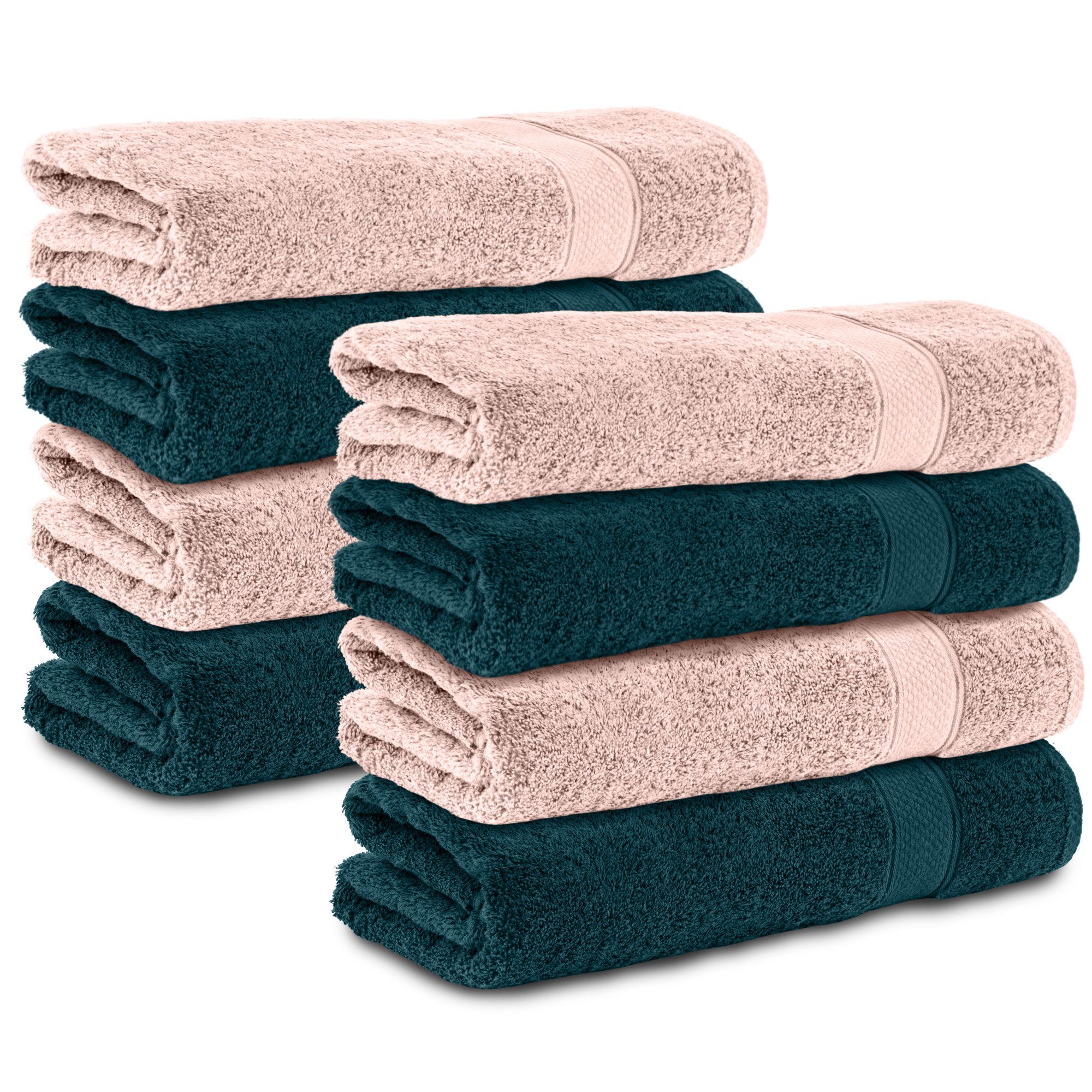 Komfortec Badetücher 100% Baumwolle, 470 g/m², günstig online kaufen