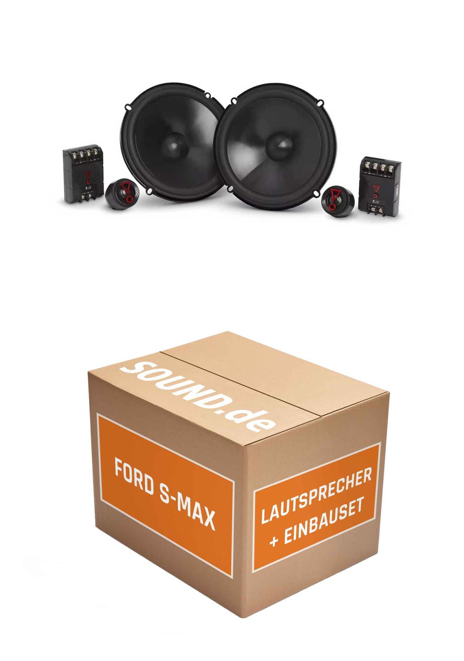 JUST SOUND best choice for caraudio Lautsprecher Boxen Einbauset JBL Stage3 607CF Ford S-MAX Auto-Lautsprecher (50 W)