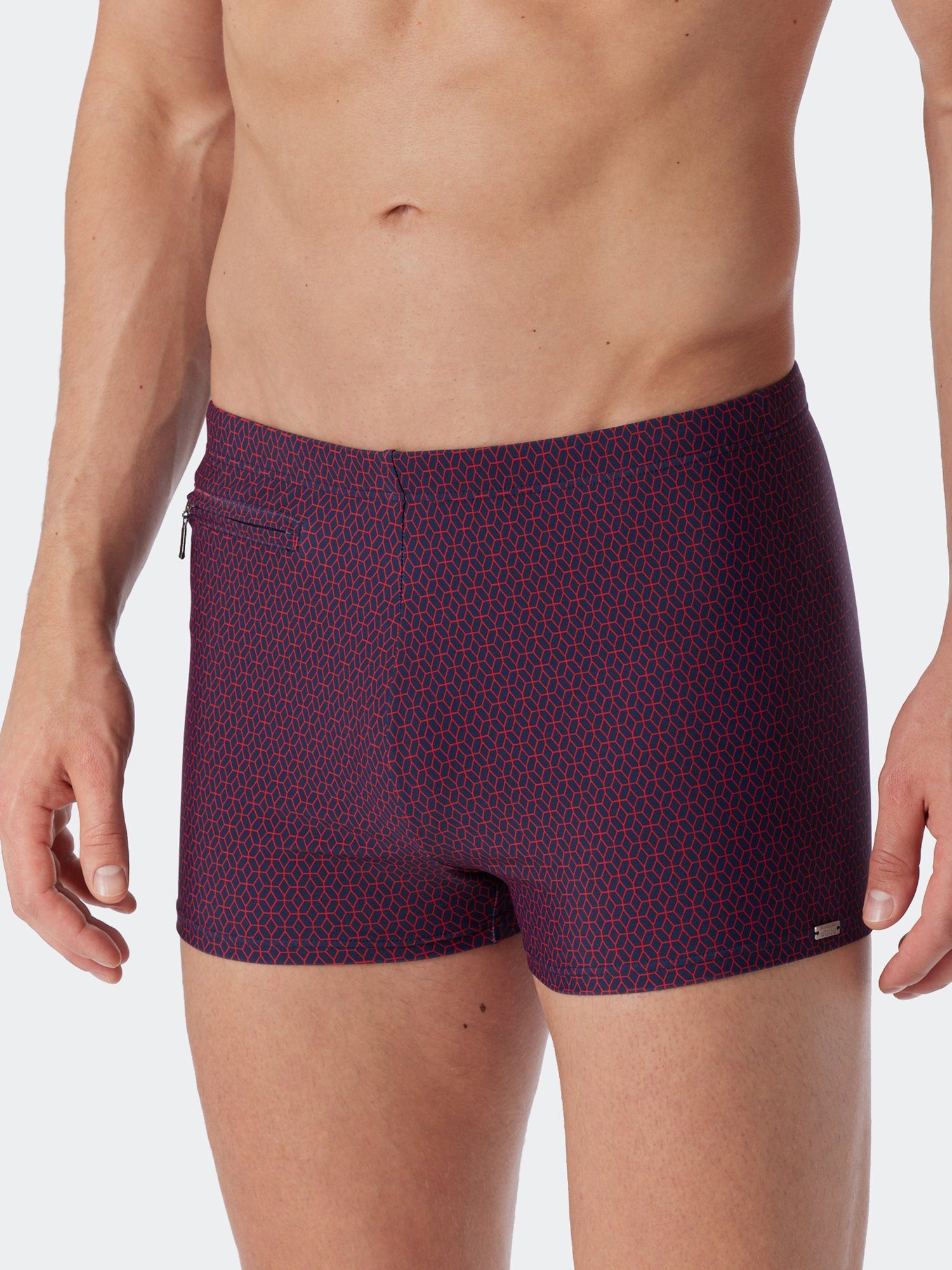 Badehose Schiesser rot Aqua Marineland