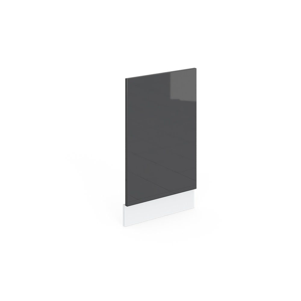 Vicco Frontblende R-Line, Anthrazit Hochglanz/Weiß, 45 cm ohne Arbeitsplatte (1 St)