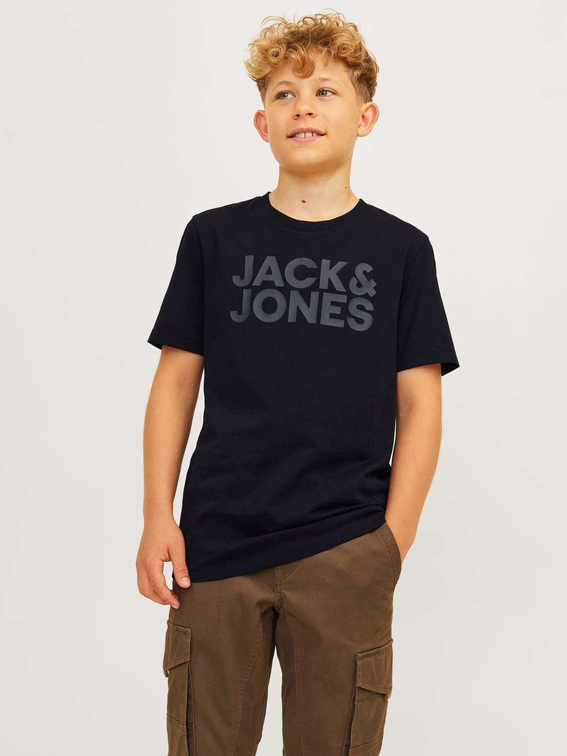 Jack & Jones Junior Kurzarmshirt JJECORP LOGO TEE SS O-NECK NOOS JNR