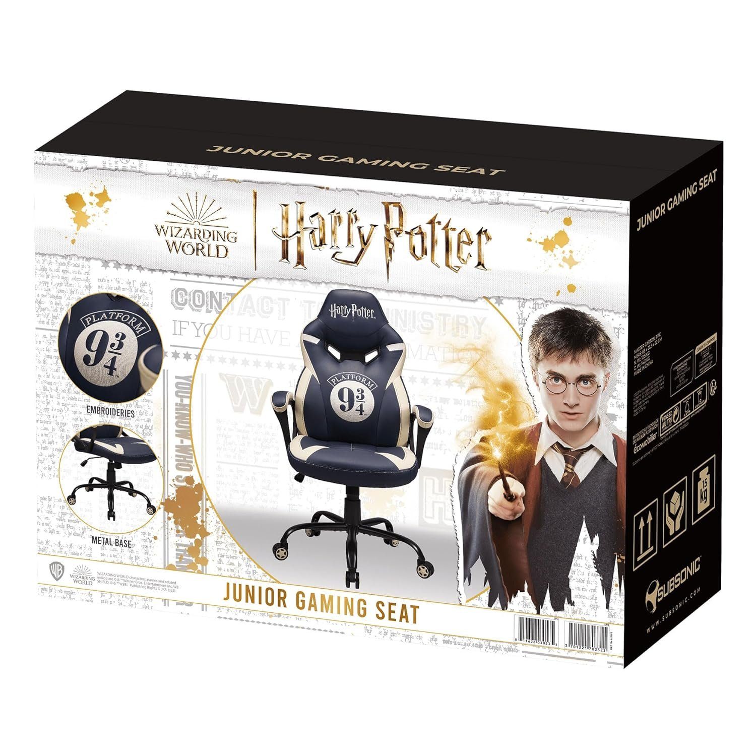 Harry - 3/4 Subsonic / Gaming-Stuhl 9 / (1 St) Potter Gleis Chair Sessel Junior Gaming - Stuhl
