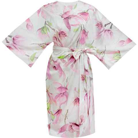 APELT Kimono Dorothy, Kurzform, Mako-Satin, Gürtel, GOTS zertifiziert - nachhaltig aus Bio-Baumwolle