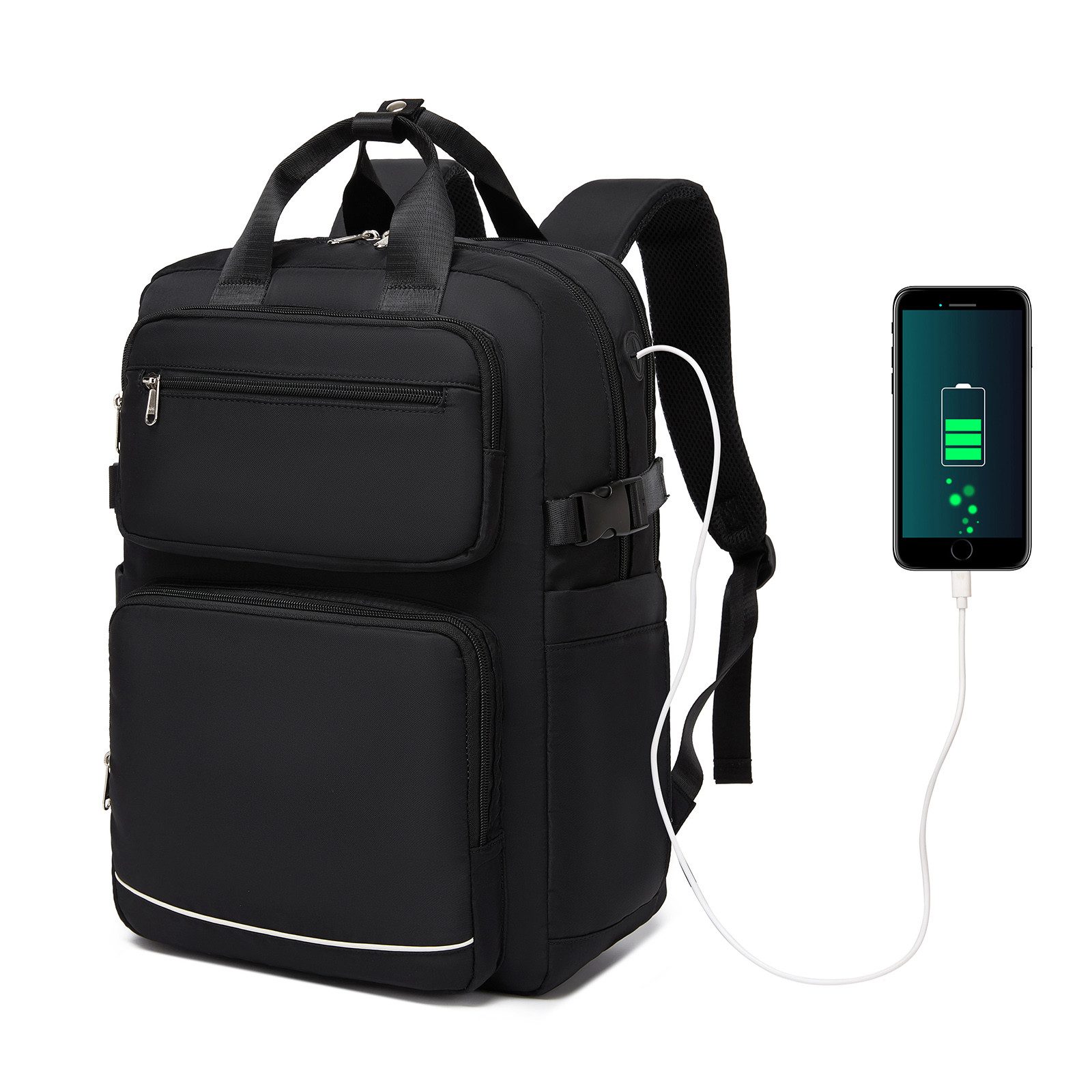 KONO Rucksack Ryanair Handgepäck 40x30x20 cm–20L Reiserucksack mit Laptopfach