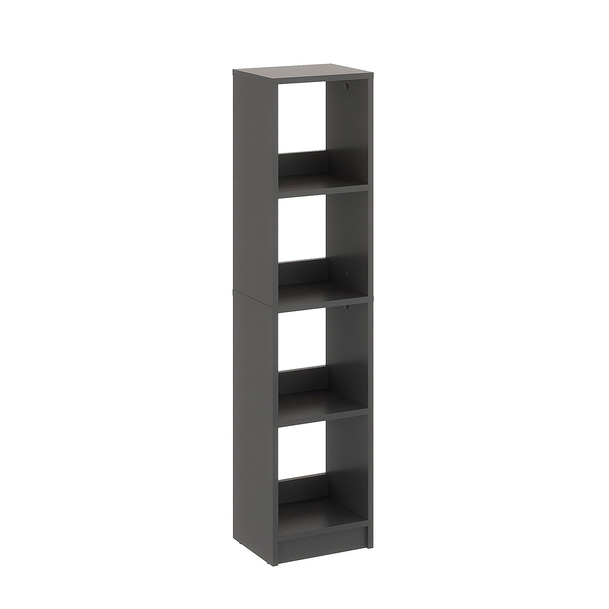 KOMTO Bücherregal LAKO Bücherregal 20-30 cm Breit, Schmales Regal mit 3-7 Fächern
