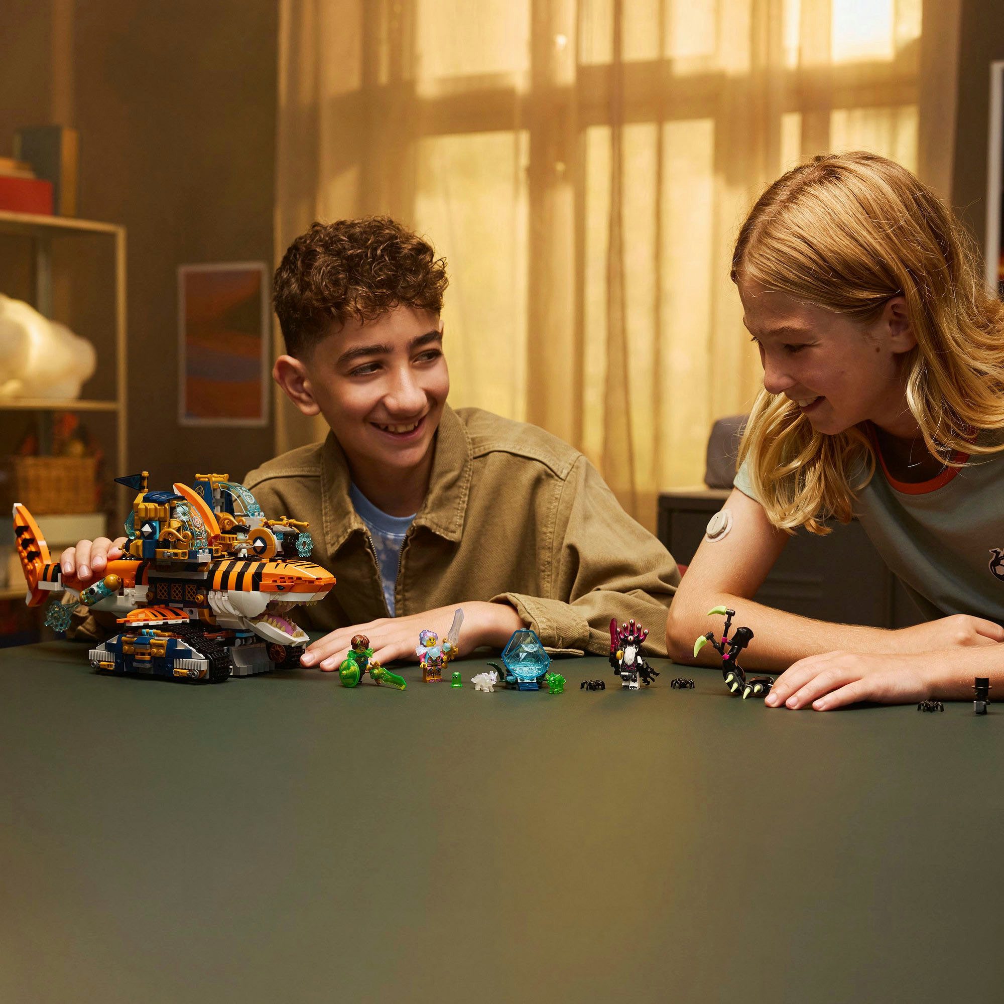 LEGO® Tigerhai-Fahrzeug (71515), LEGO DREAMZzz Konstruktionsspielsteine, (1548 St), Made in Europe – Bild 2 von 5