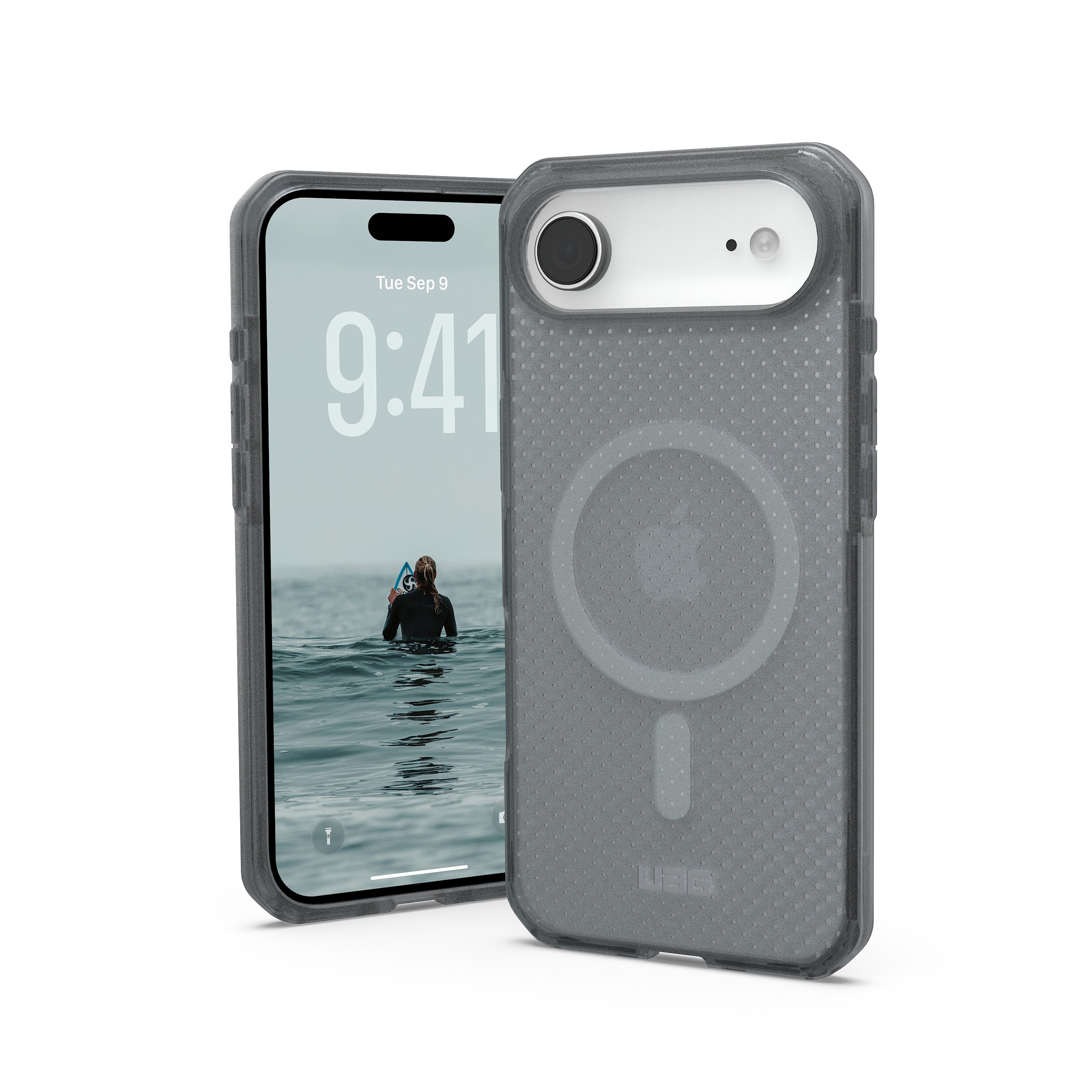 Urban Armor Gear Smartphone-Hülle Dot MagSafe Case - iPhone Air Hülle, (4,6 Meter Fallschutz, Wireless-Charging kompatibel)