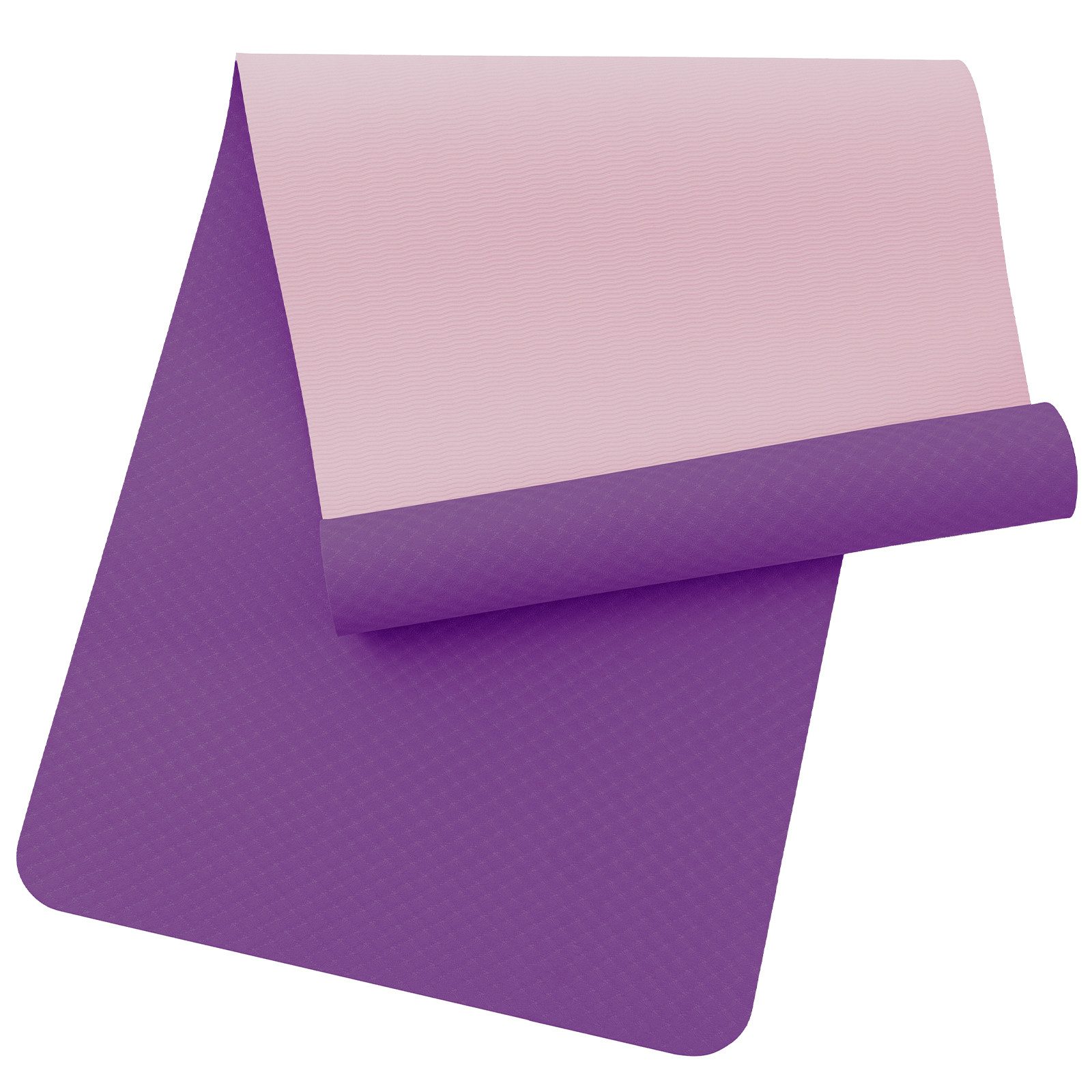 Good Nite Yogamatte Yogamatte rutschfest aus TPE 6mm Dicke– mit Tragegurt (1-St), 183 x 61 x 0,6 cm, Umweltfreundliche Fitnessmatte