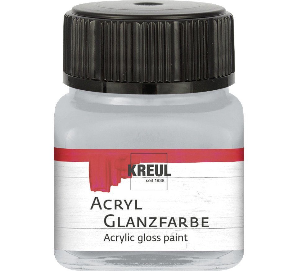 Kreul Acrylfarbe Kreul Acryl Glanzfarbe silber 20 ml