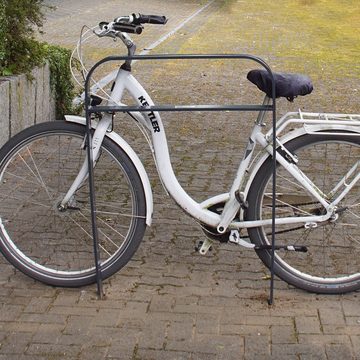 TRUTZHOLM Fahrradständer 5x Fahrrad Anlehnbügel zum Einbetonieren aus Flachstahl mit Knierohr