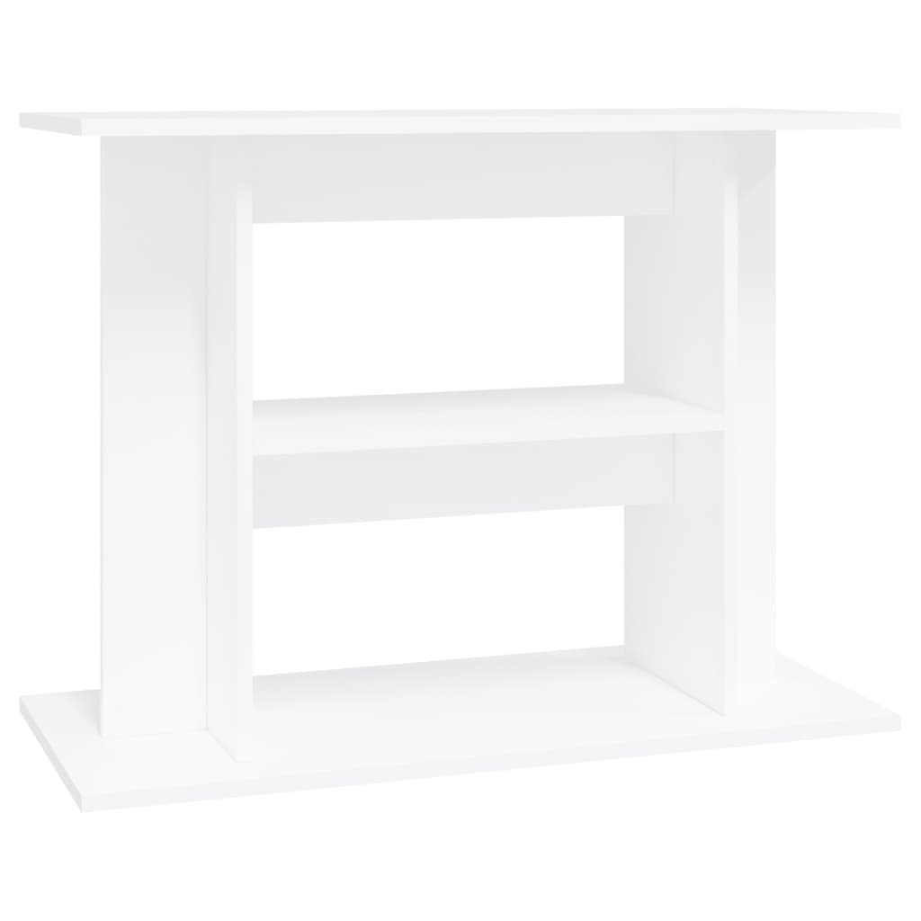 Aquariumunterschrank Aquariumständer Weiß 80x35x60 cm Spanplatte Aquarium Unterstand Terrar