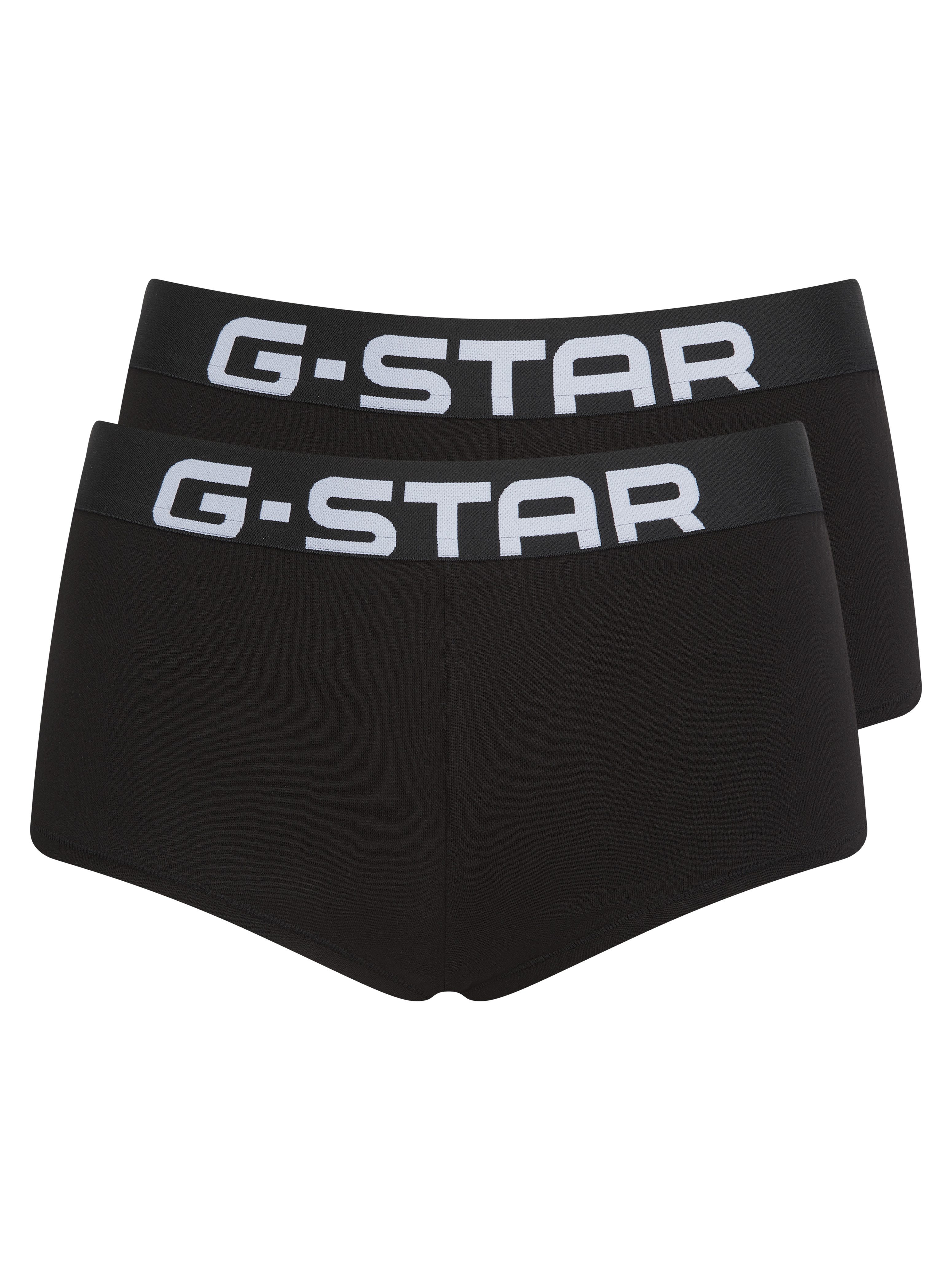 G-STAR Panty FADEN, BOY SHORTS (Packung, 2-St) mit Logobund