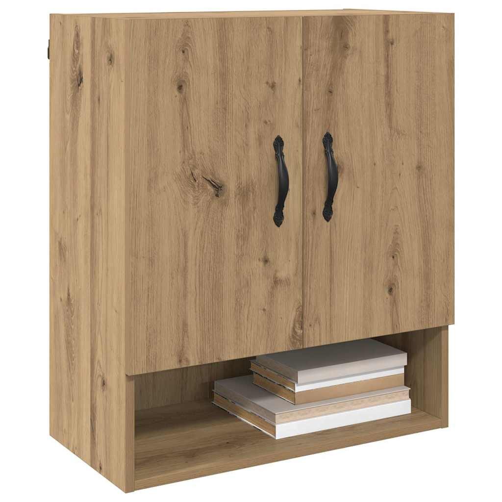 vidaXL Aktenschrank 60 x 31 x 70 cm Aktenschrank Eiche handwerklich 60x31x70 cm Wandmontag
