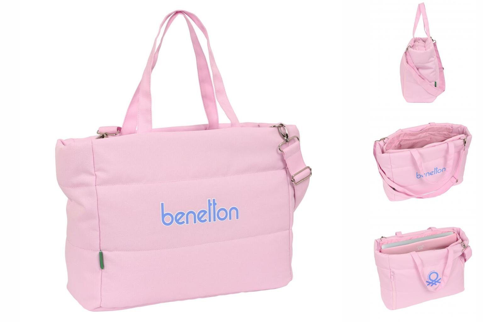 United Colors of Benetton Laptoptasche Laptoptasche Benetton Pink Hellrosa 54 x 31 x 17 cm