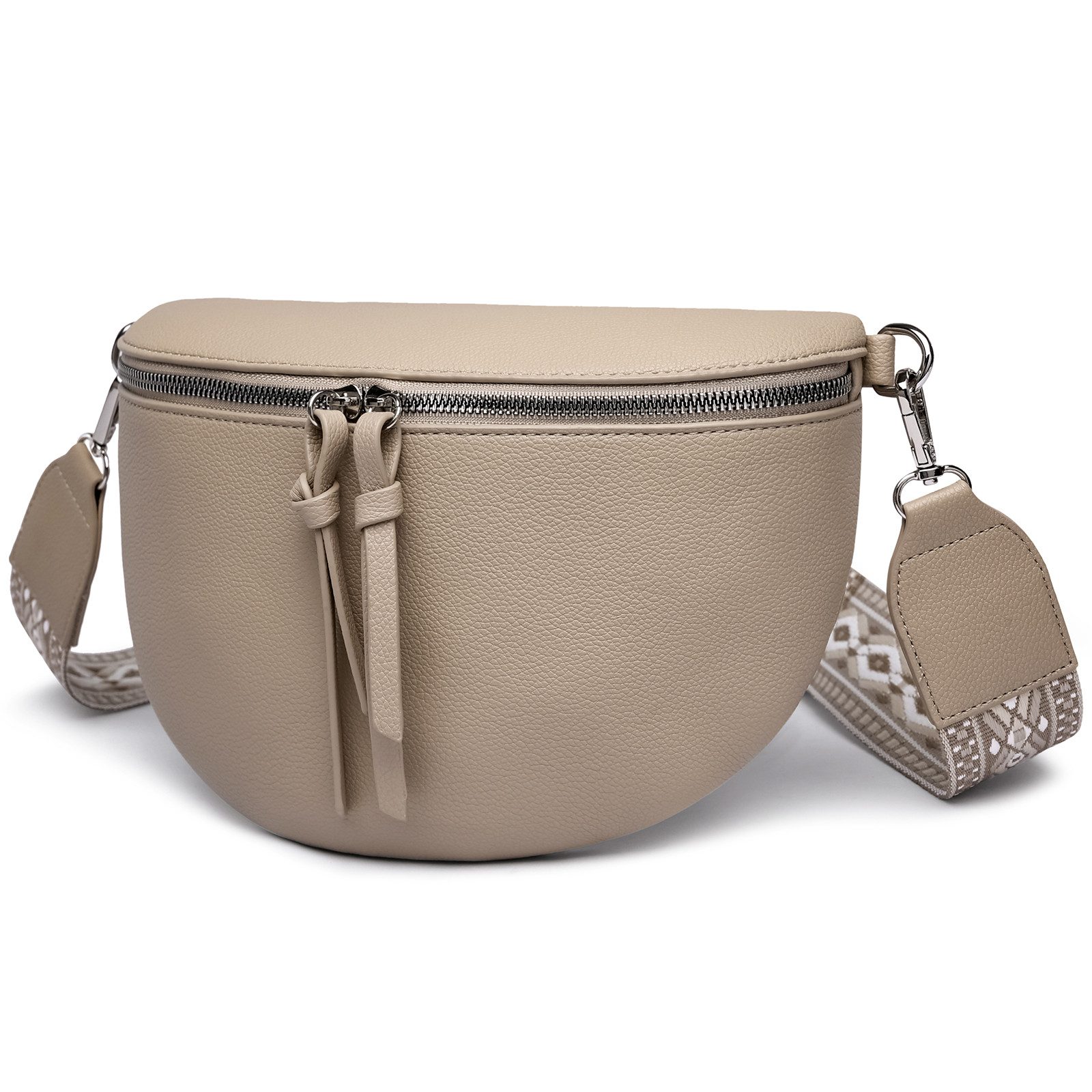 Fomax Bauchtasche aus Kunstleder, Damen Umhängetasche, mit Schulterriemen günstig online kaufen