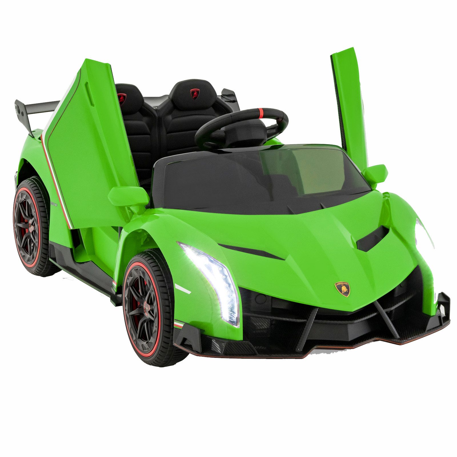 KOMFOTTEU Elektro-Kinderauto Lamborghini, Belastbarkeit 30 kg, mit 2,4G-Fernbedienung