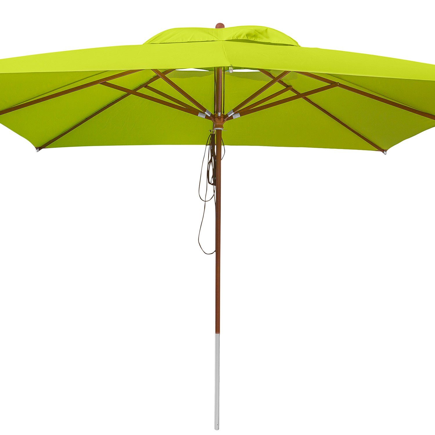 anndora-sonnenschirm Sonnenschirm 4x4 Meter quadratisch Winddach, LxB: 400,00x400,00 cm, wasserabweisende Oberflächenbeschichtung