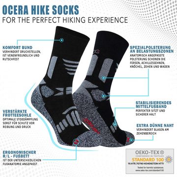 OCERA Wandersocken OCERA HIKE-Trekking/Wander Socken für Damen & Herren, 3 Paar Socken (3-Paar)