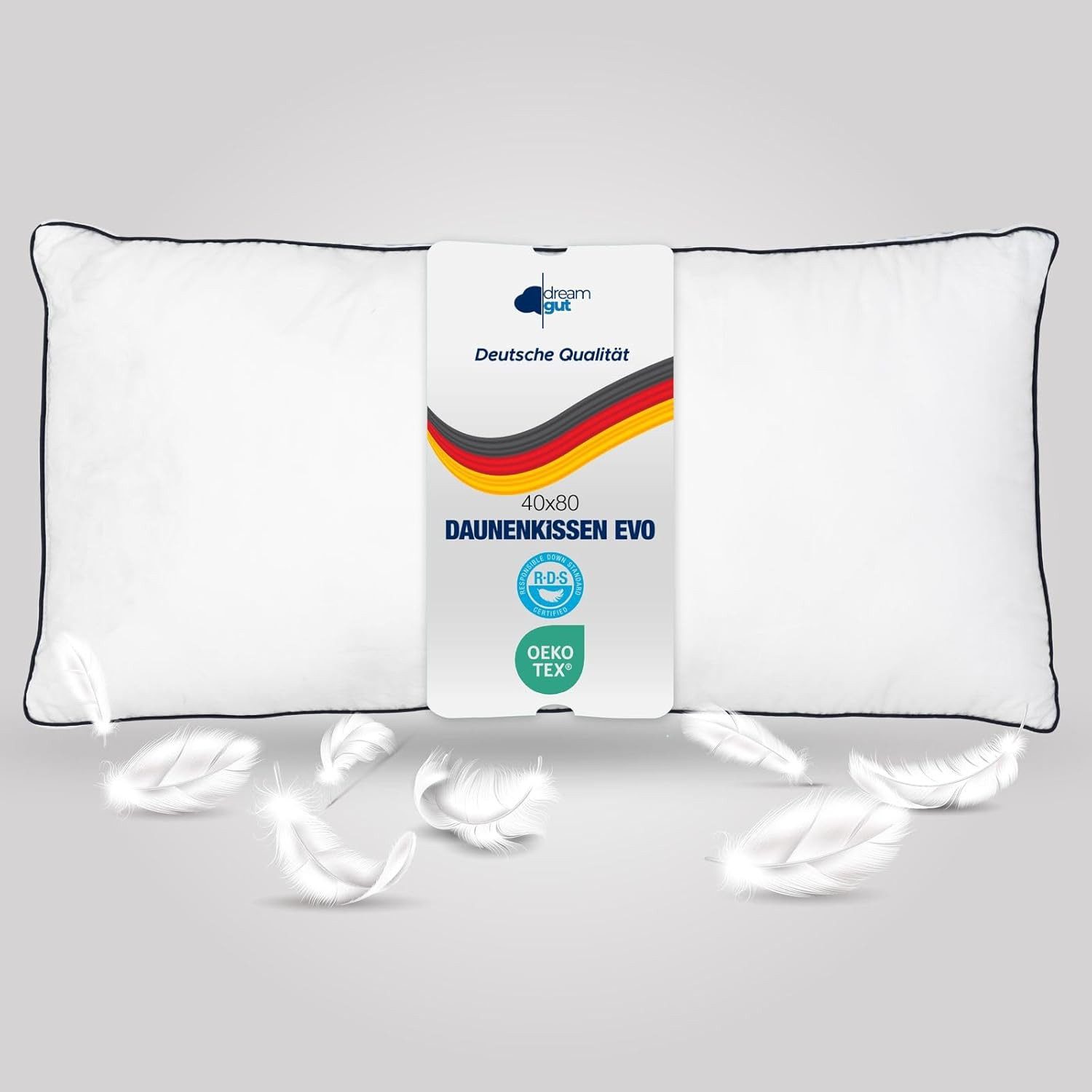 dream gut Daunenkissen innovatives High-End Fusionskopfkissen günstig online kaufen