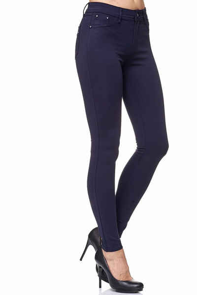 Elara Skinny-fit-Jeans Elara Damen Stretch Hose Skinny Fit Jegging (1-tlg)