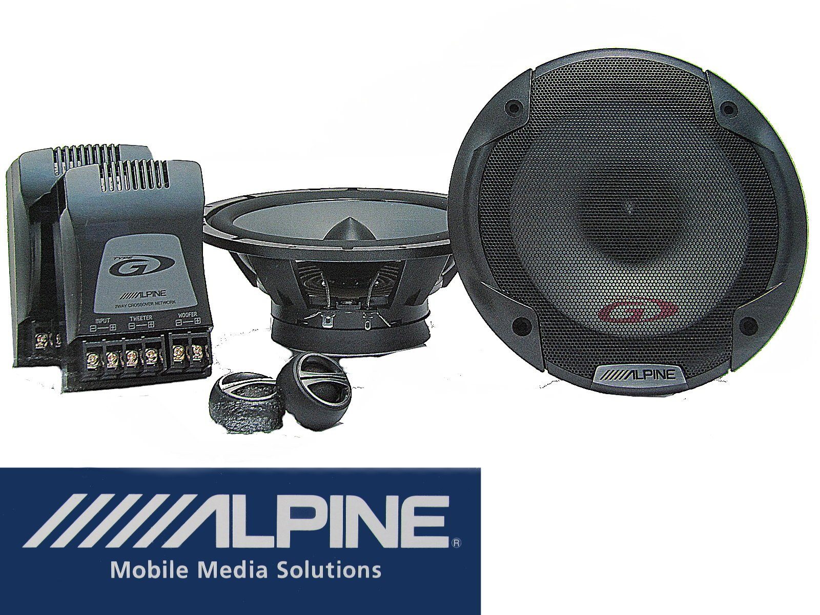 komponenten W) 9N Set System hinte für 01-09 (70 Bj Tür Vorne Auto-Lautsprecher VW DSX Alpine Polo
