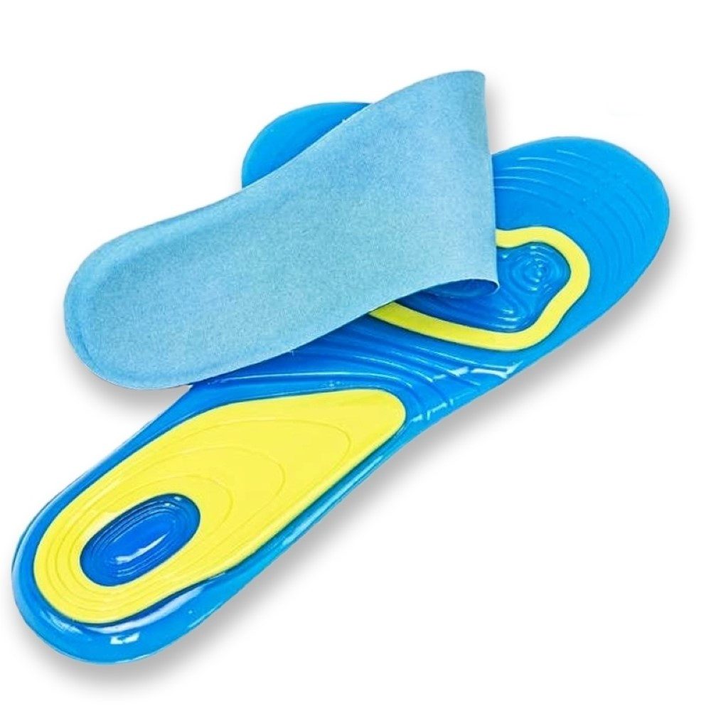 LA CUTE Gelsohlen Activ Gel Pro Einlegesohlen für Komfort, Dämpfung und Schmerzlinderung (Schuheinlage aus Gel 38-42 / 42-48, Orthopädische Schuheinlage aus Gel), Individuell zuschneidbar für eine optimale Passform.