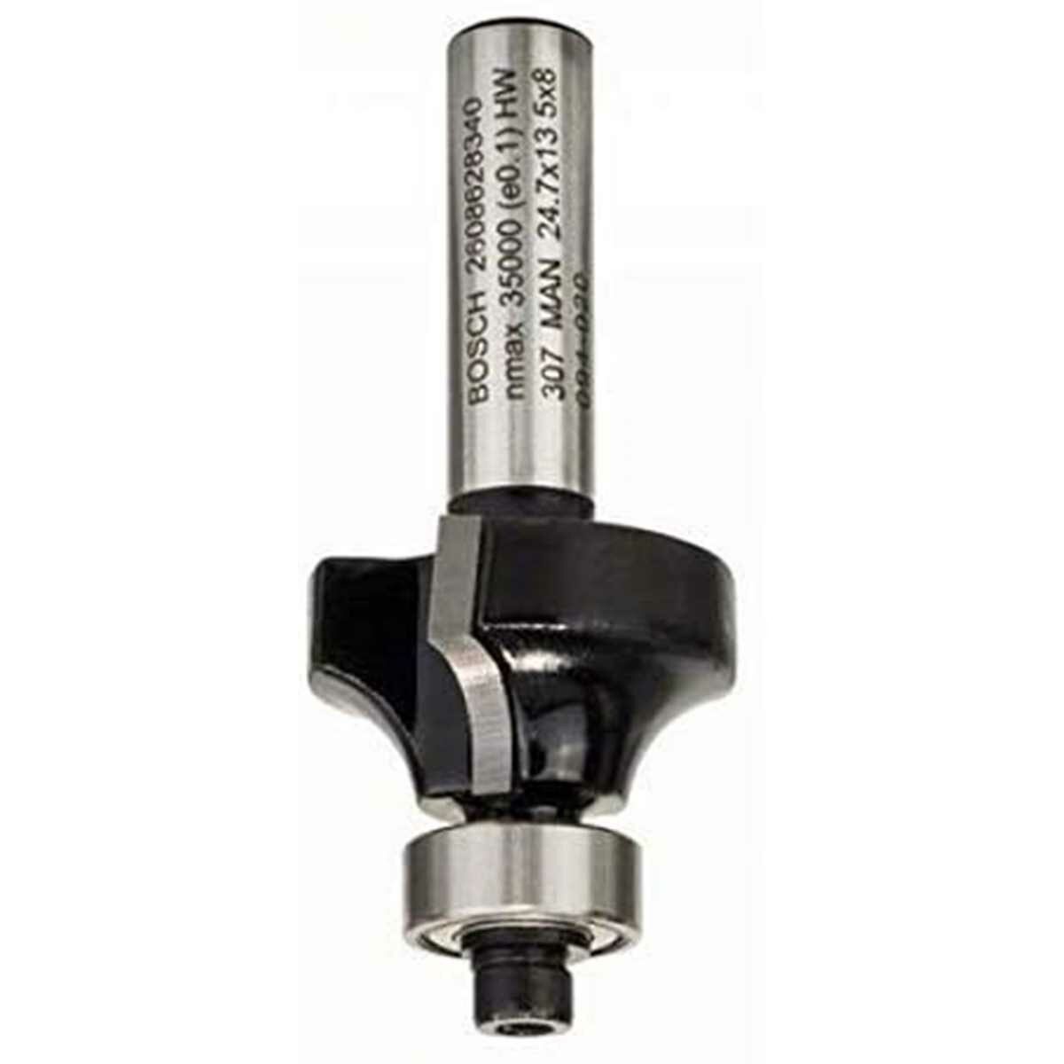 Bosch Professional Abrundfräser Abrundfräser for Wood Holz, Radius 6 mm,Arbeits länge 13,5 mm