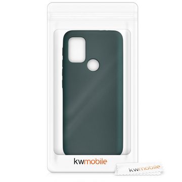 kwmobile Handyhülle Case für Motorola Moto G30 / Moto G20 / Moto G10, Hülle Silikon metallisch schimmernd - Handyhülle Cover