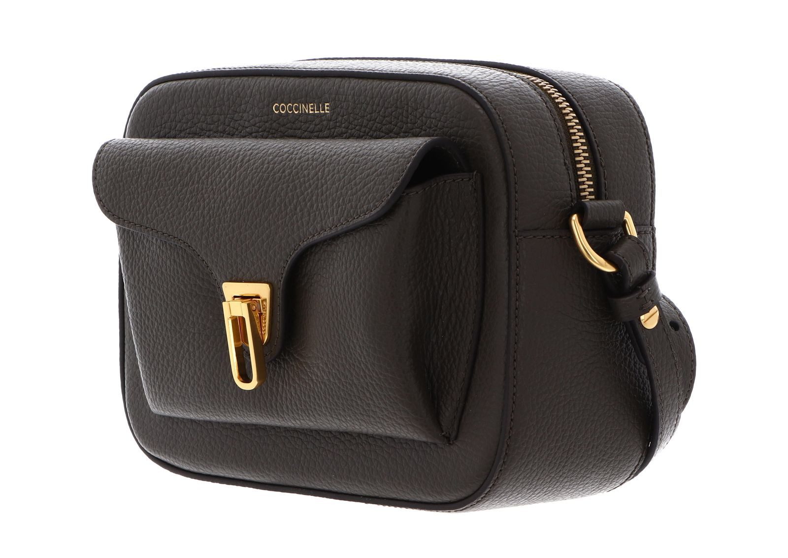 COCCINELLE Umhängetasche Camera Bag, aus echtem Rindsleder