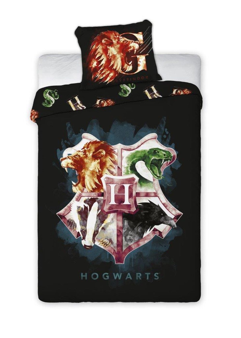 texpot Bettwäsche Bettwäsche Harry Potter Hogwarts Fanartikel, 2 teilig