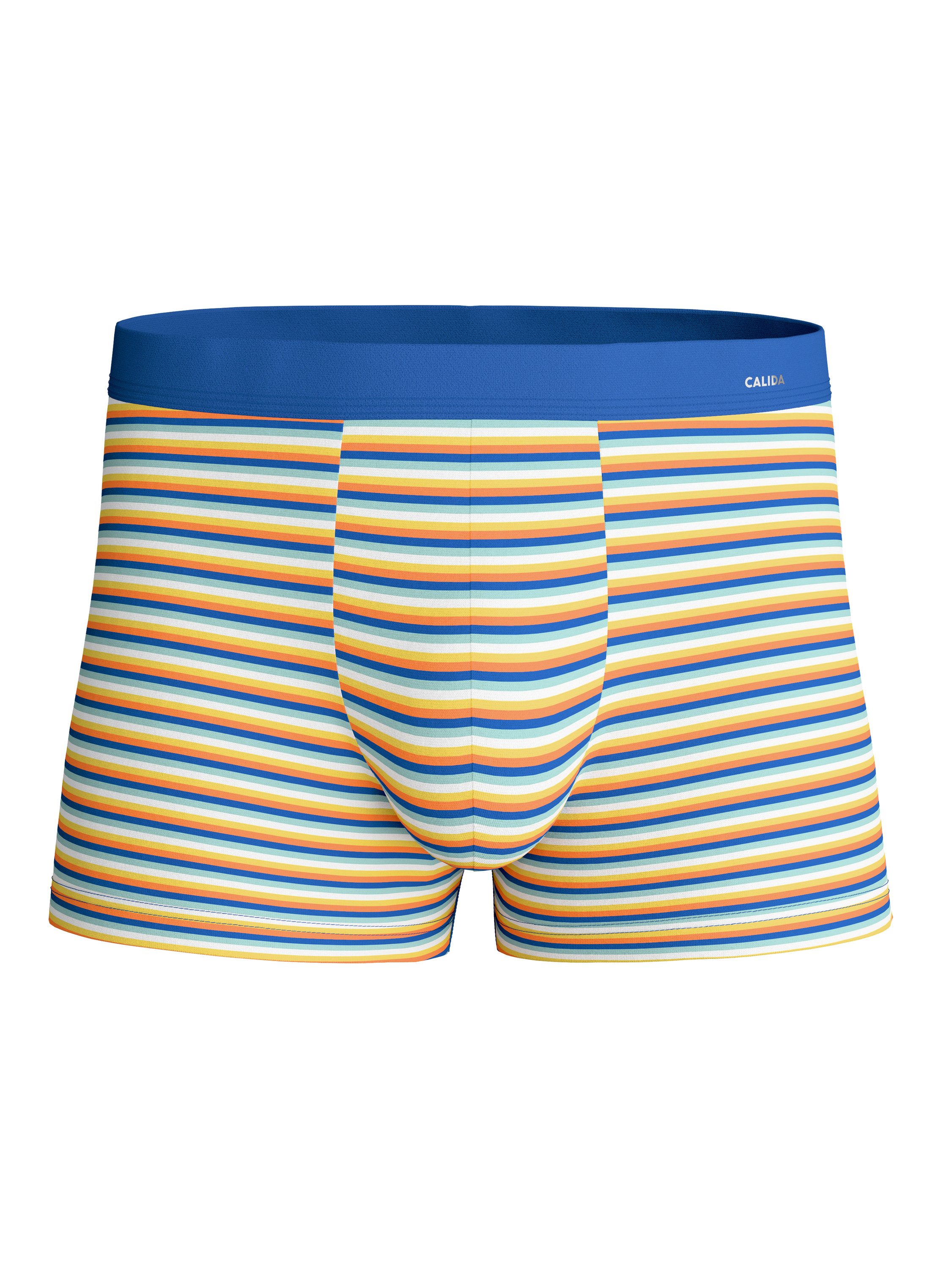CALIDA Boxer Cotton Code Design Herren (1-St) weicher Elastikbund, Single Jersey, ohne Eingriff