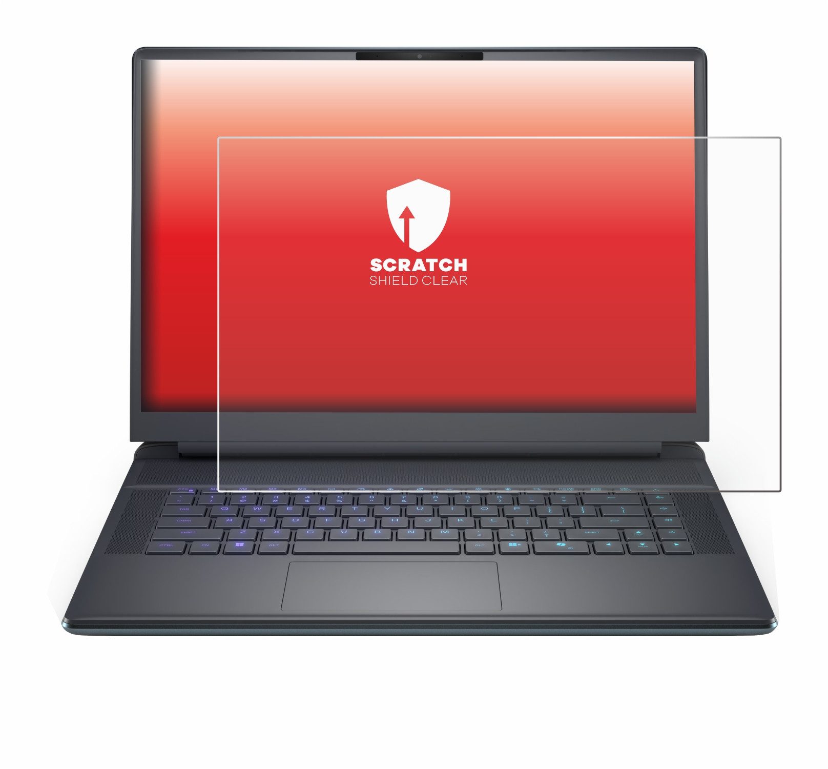 upscreen Displayschutzfolie Schutzfolie für Dell Alienware 16 Area-51, Displayschutz Schutz Folie Klar Transparent