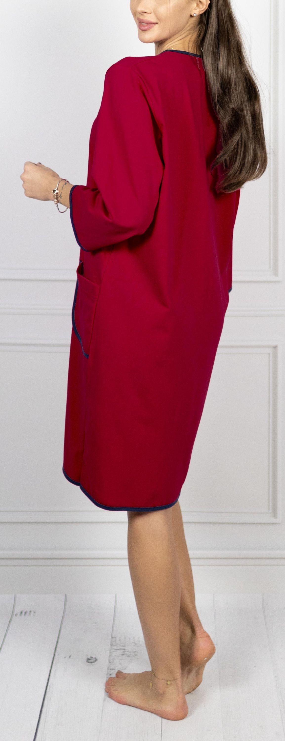 Aquarti Damenbademantel Damen Bademantel Morgenmantel Reißverschluss günstig online kaufen
