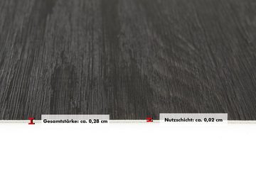 Andiamo Vinylboden Stabparkett-Optik, Holzoptik, PVC Bodenbelag Meterware 200 cm oder 400 cm breit, Stärke 2,8 mm