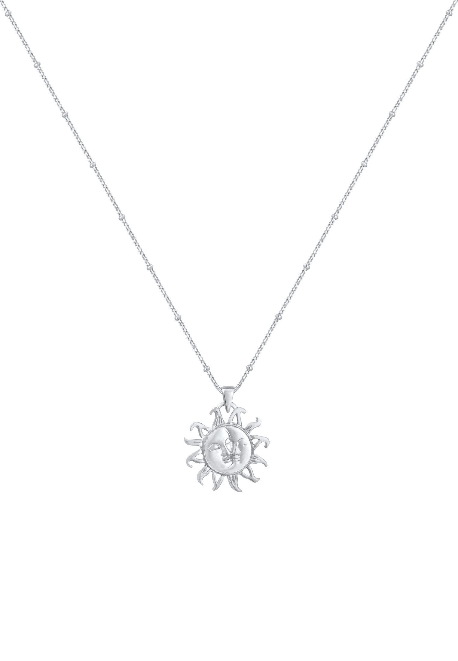 Elli Kette mit Anhänger Sonne Mond günstig online kaufen