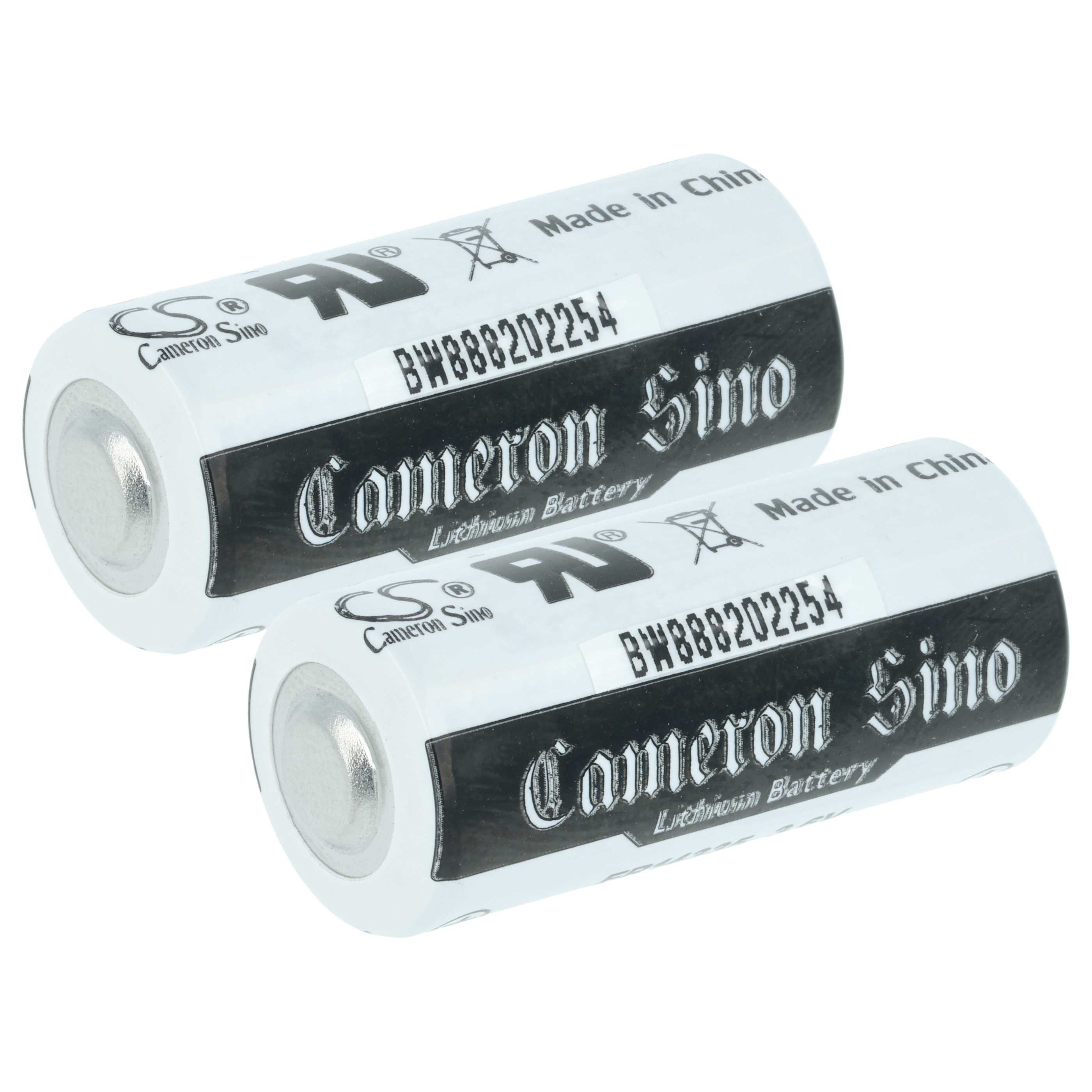 vhbw Batterie, Leistungsfähige Ersatz-Batterie (ER14335, LS14335, 2/3AA, XL-055F)