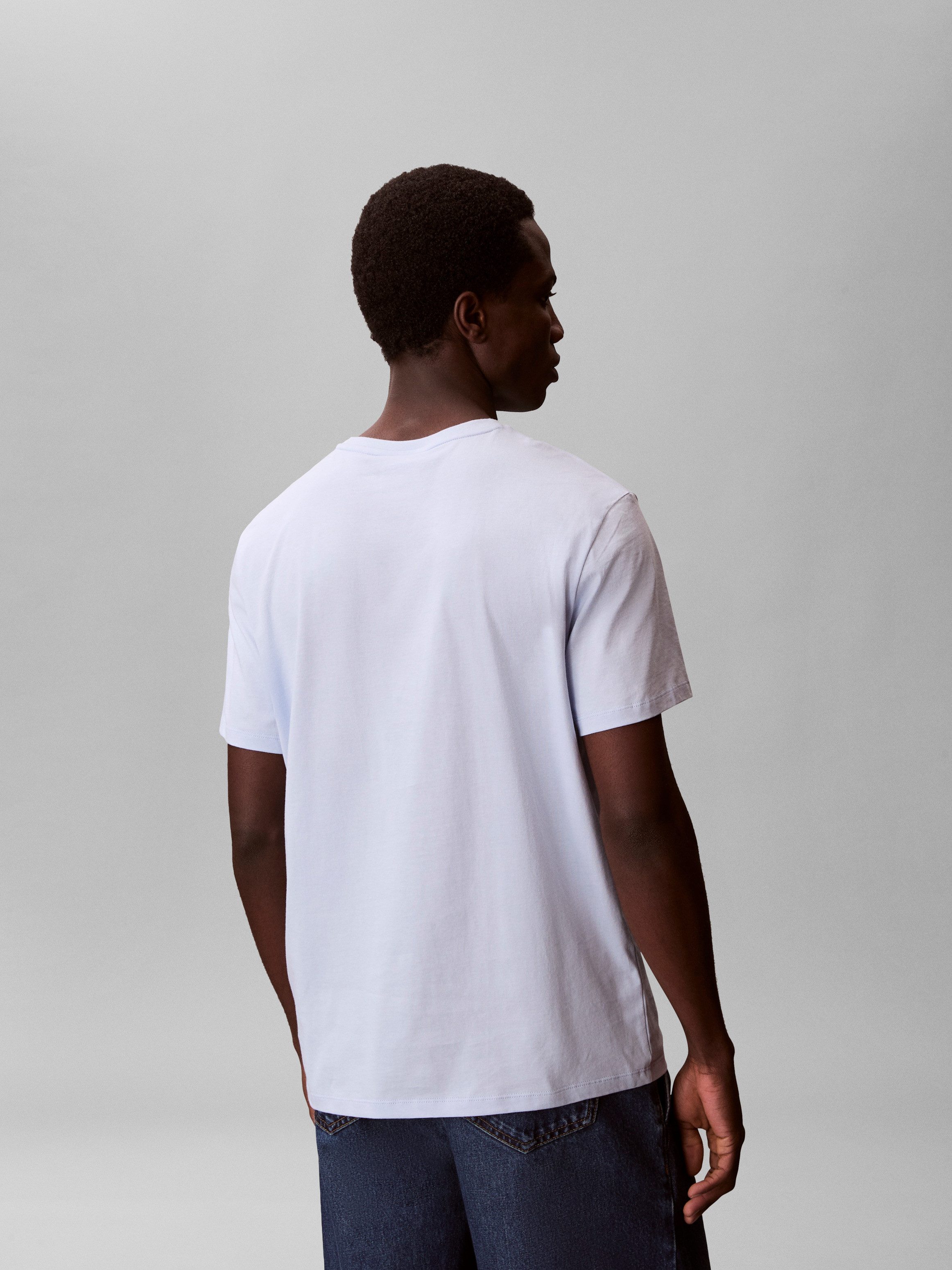 Calvin Klein Jeans T-Shirt SS MICRO LOGO CREWNECK TEE Regular fit mit Rundhalsausschnitt – Bild 4 von 5