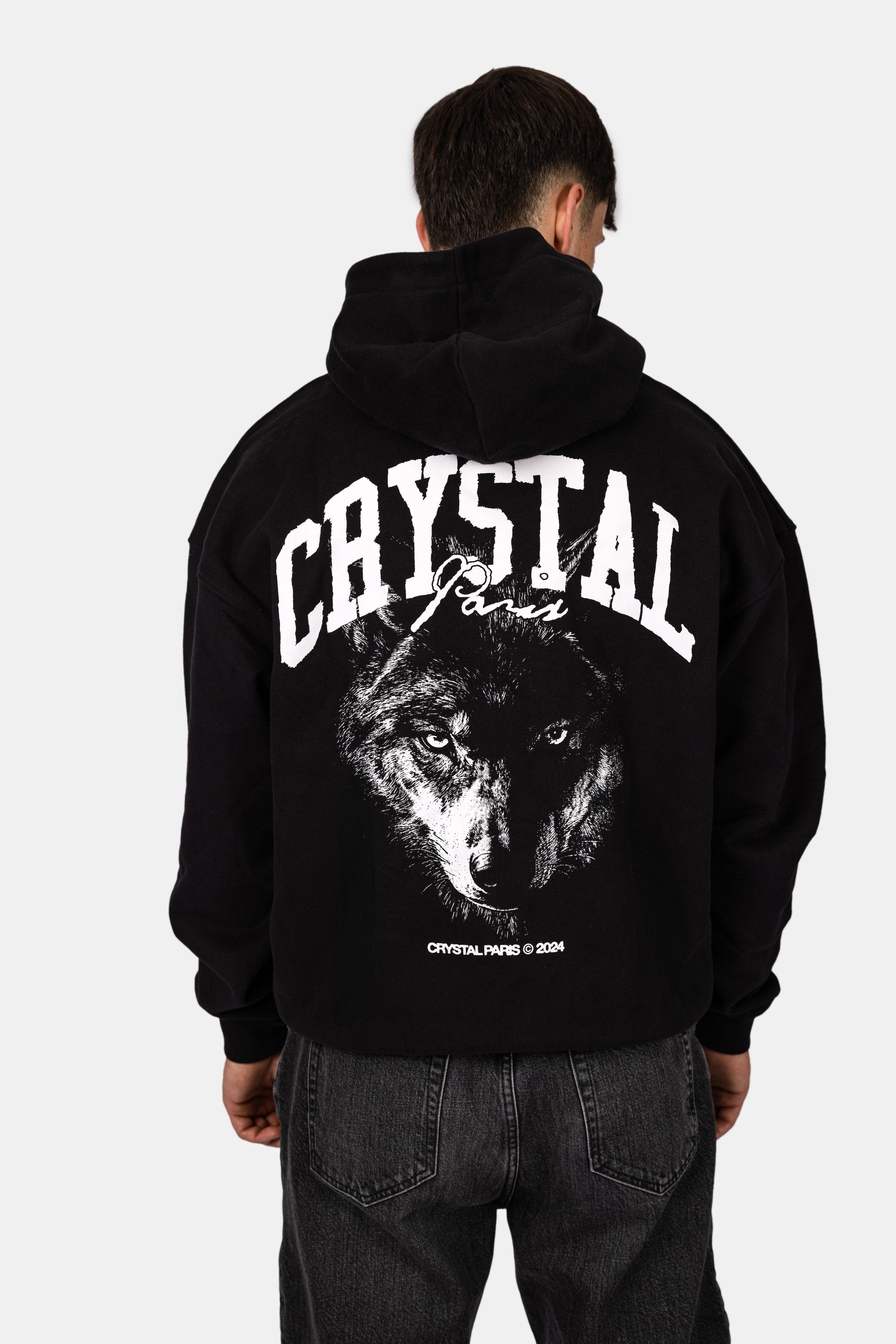 Crystal Paris Kapuzenpullover Nightwolf (1-tlg)